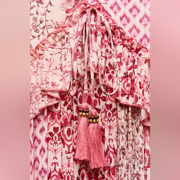 PATCHWORK PRINT MINI DRESS - Picture 12 of 15